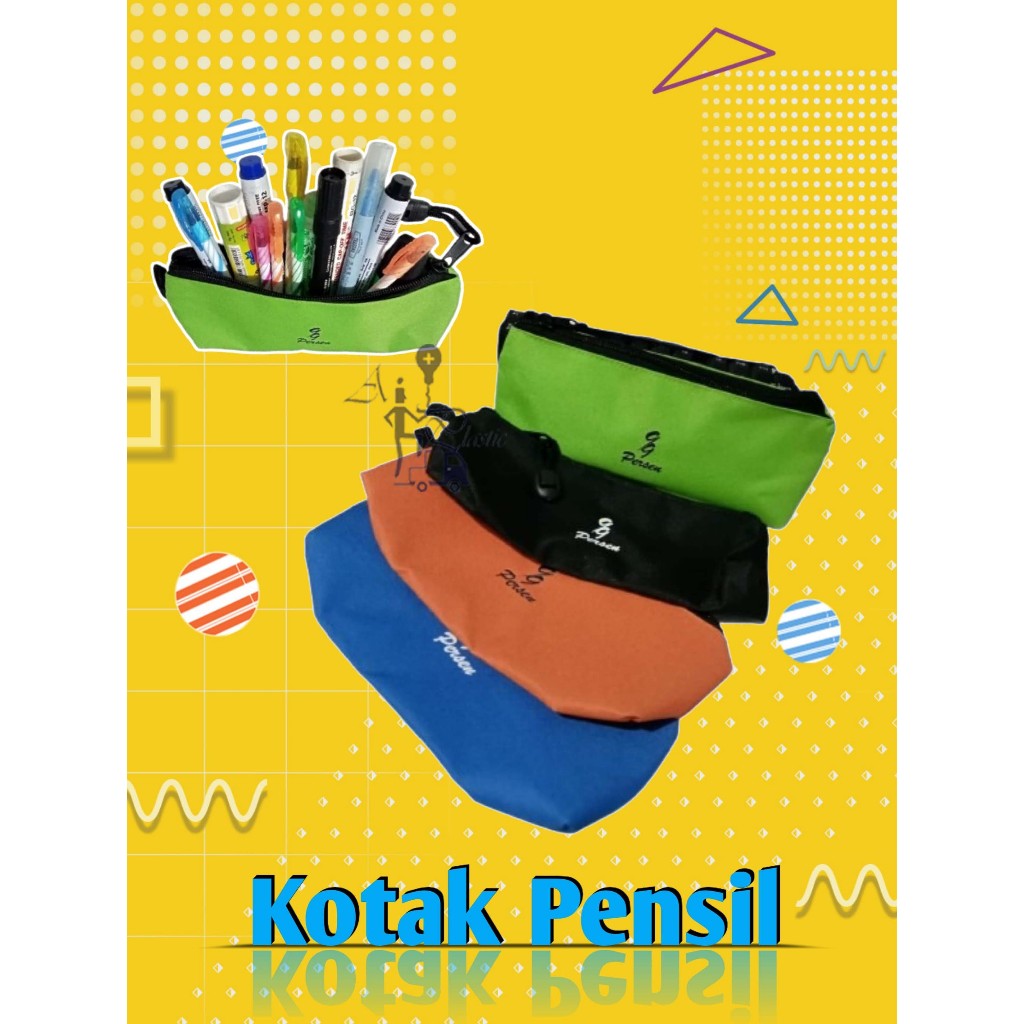 

Kotak Tempat Pensil Gepeng Pencil Case 99 Persen Kotak Pensil Multifungsi Uniseks | AP