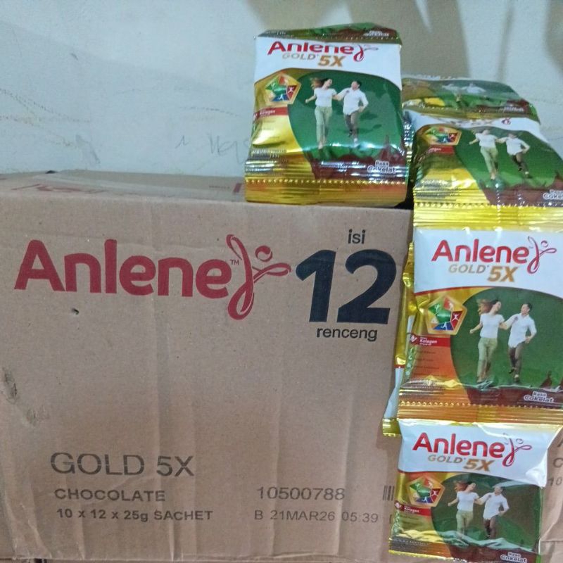 

Paling Murah Anlene Gold 5x Coklat renceng isi 10 × 25gr Susu Bubuk tinggi kalsium untuk lansia 50+ untuk 5 keunggulan tulang sendi otot kolesterol dan jantung garansi ke aslian produknya