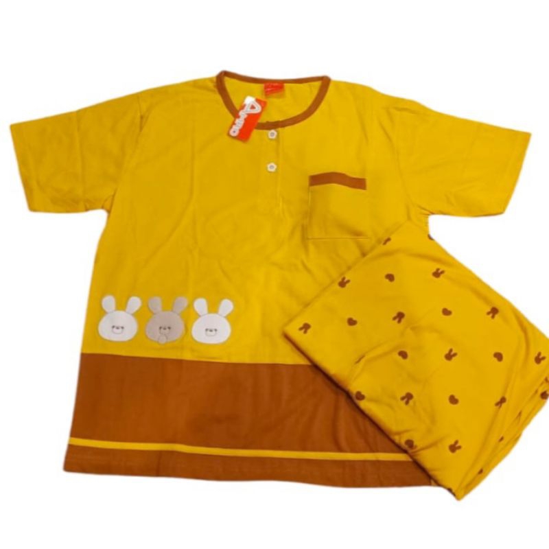 AMRO - BABYDOLL AMRO PENDEK 3/4 MOTIF - BABYDOLL CELANA 3/4 MOTIF - BABYDOLL AMRO KATUN PREMIUM - PI