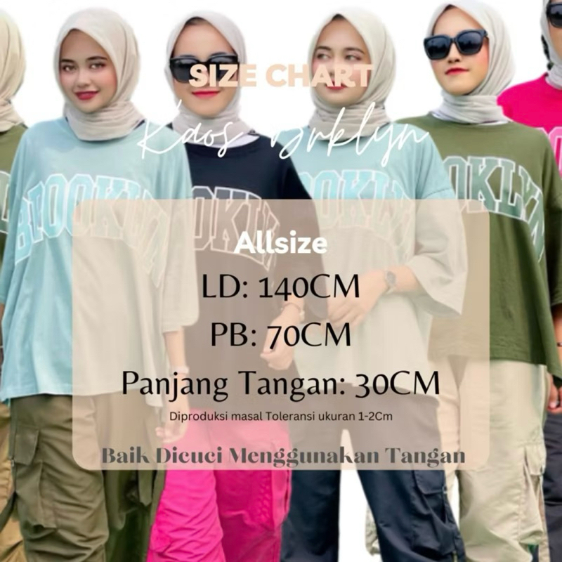 [PRELOVED] Kaos Brklyn Mix Cargo Harajuku