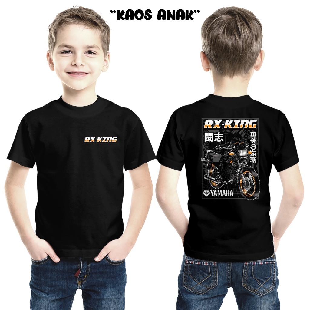 KAOS ANAK MOTOR RX KING - BAJU RACING ANAK - KAOS MOTOR 2 TAK - BAJU ANAK KEREN
