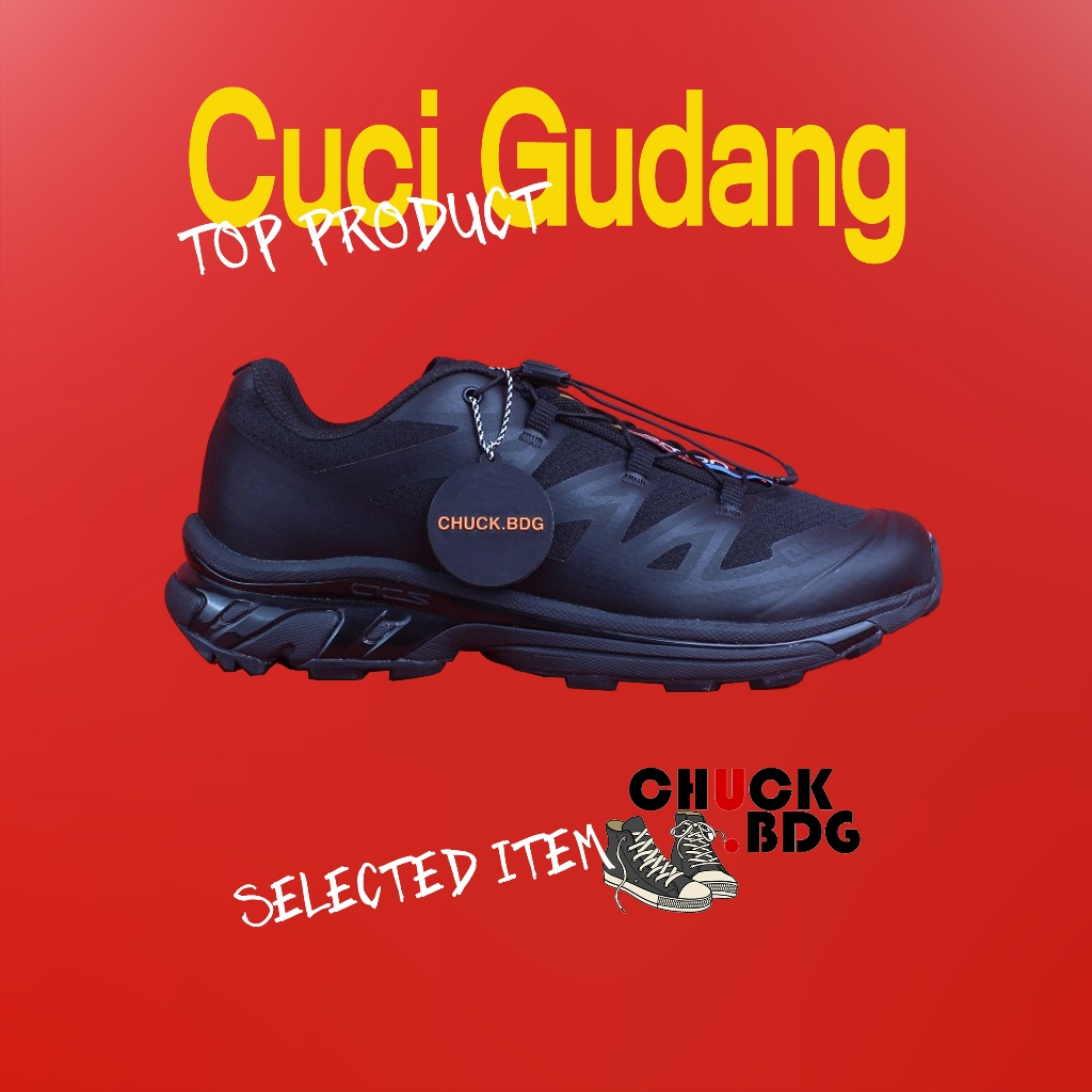 CUCI GUDANG Sneakers Salomon Xt-6 Adv Black Phantom 100% original