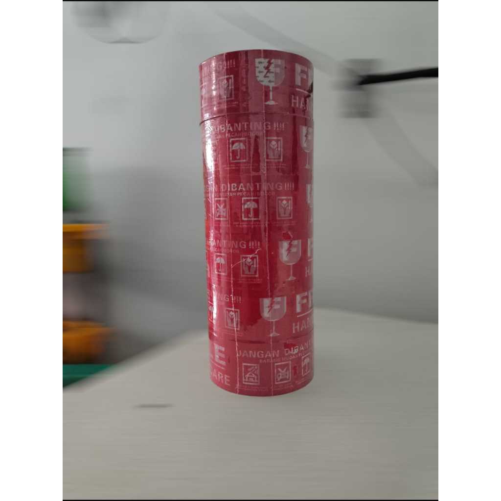

lakban fragile merah 45 mm x 100 yard