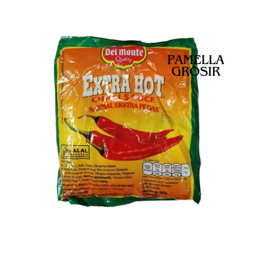 

SAUS SAMBAL DELMONTE SAOS EXTRA HOT SACHET 24 x 8 GR