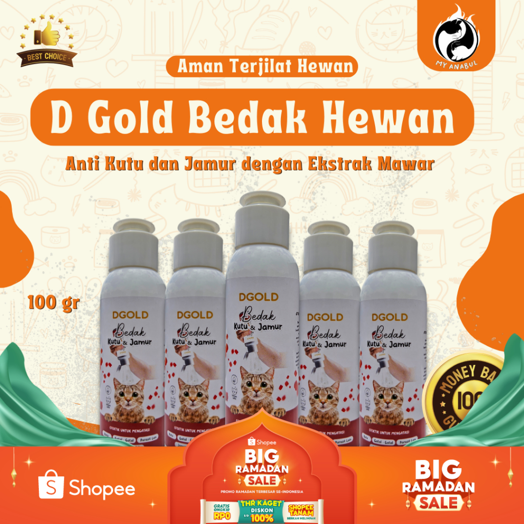 [GROSIR] OBAT KUTU KUCING AMPUH BEDAK ANTI KUTU & JAMUR SCABIES  KUCING & ANJING DGOLD  SANGAT AMPUH