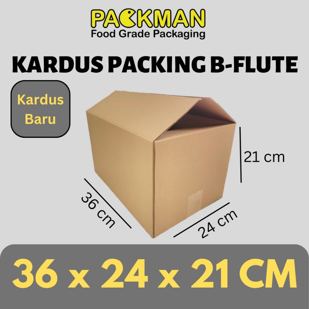

KARDUS PACKING 36x24x21 cm / BOX KARTON CORUGATED B-FLUTE / PACKING ONLINE