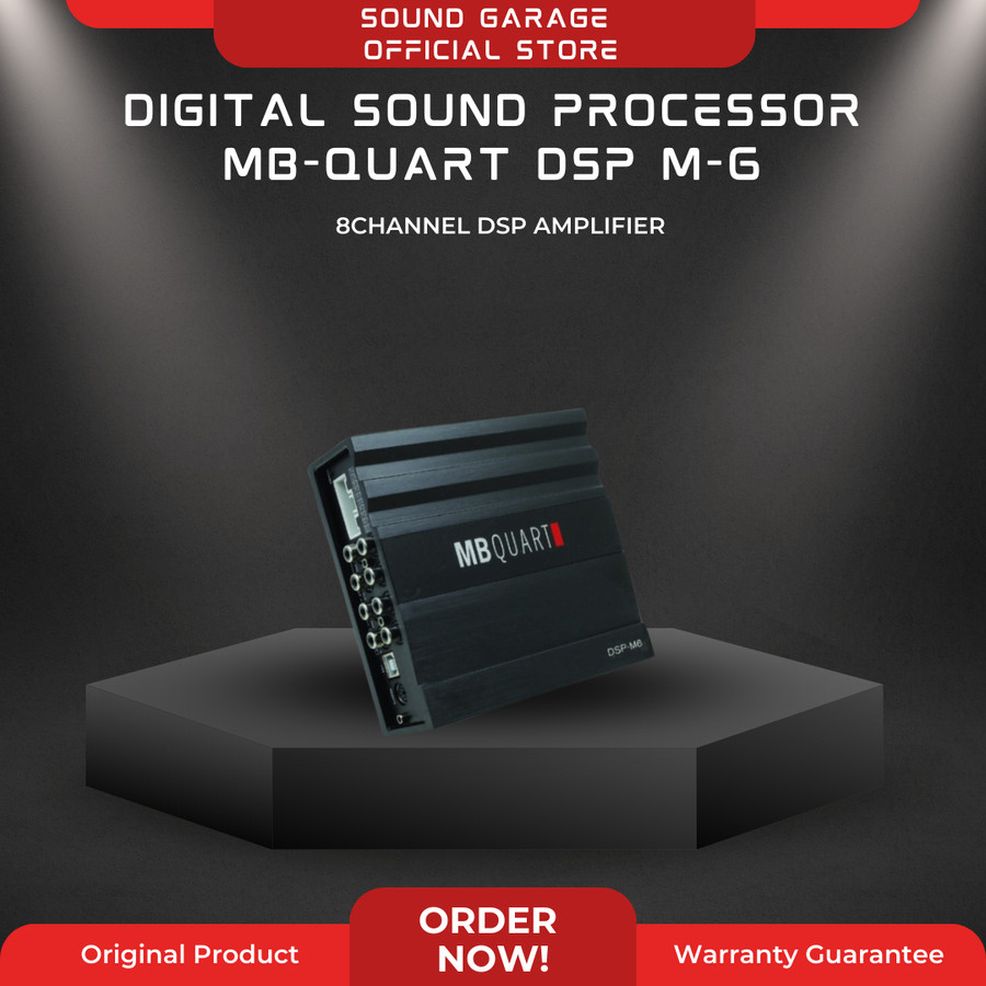 DIGITAL SOUND PROCESSOR (DSP) BUILT IN AMPLIFIER MB QUART DSP-M6