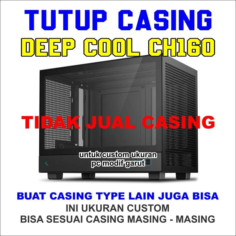 SIDE PANEL DEEP COOL CH160 deepcool ch160 / 170 HANYA TUTUP CASING SAJA