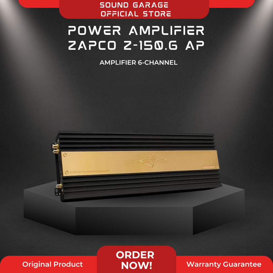 POWER AMPLIFIER 6-CHANNEL ZAPCO Z-150.6 AP