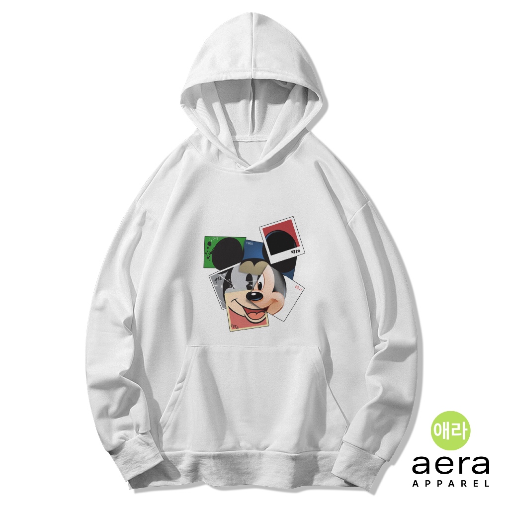 Jaket Hoodie Sweater Mickey Face Polaroid