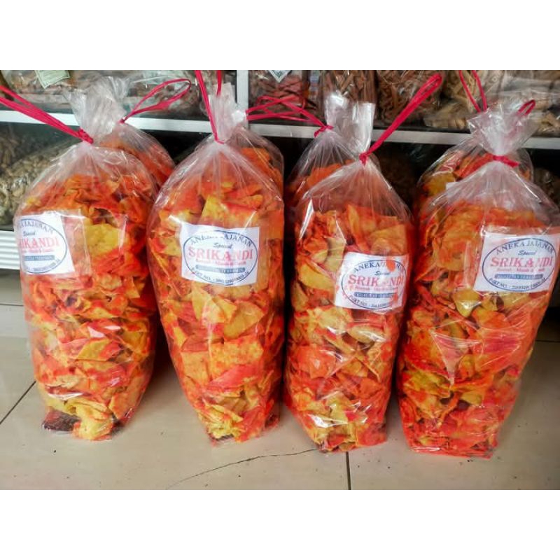

keripik pangsit balado 1kg