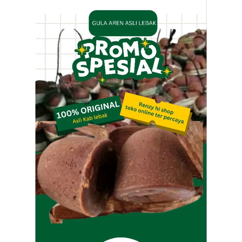 

Gula Aren Asli Lebak 1 batok 100% original