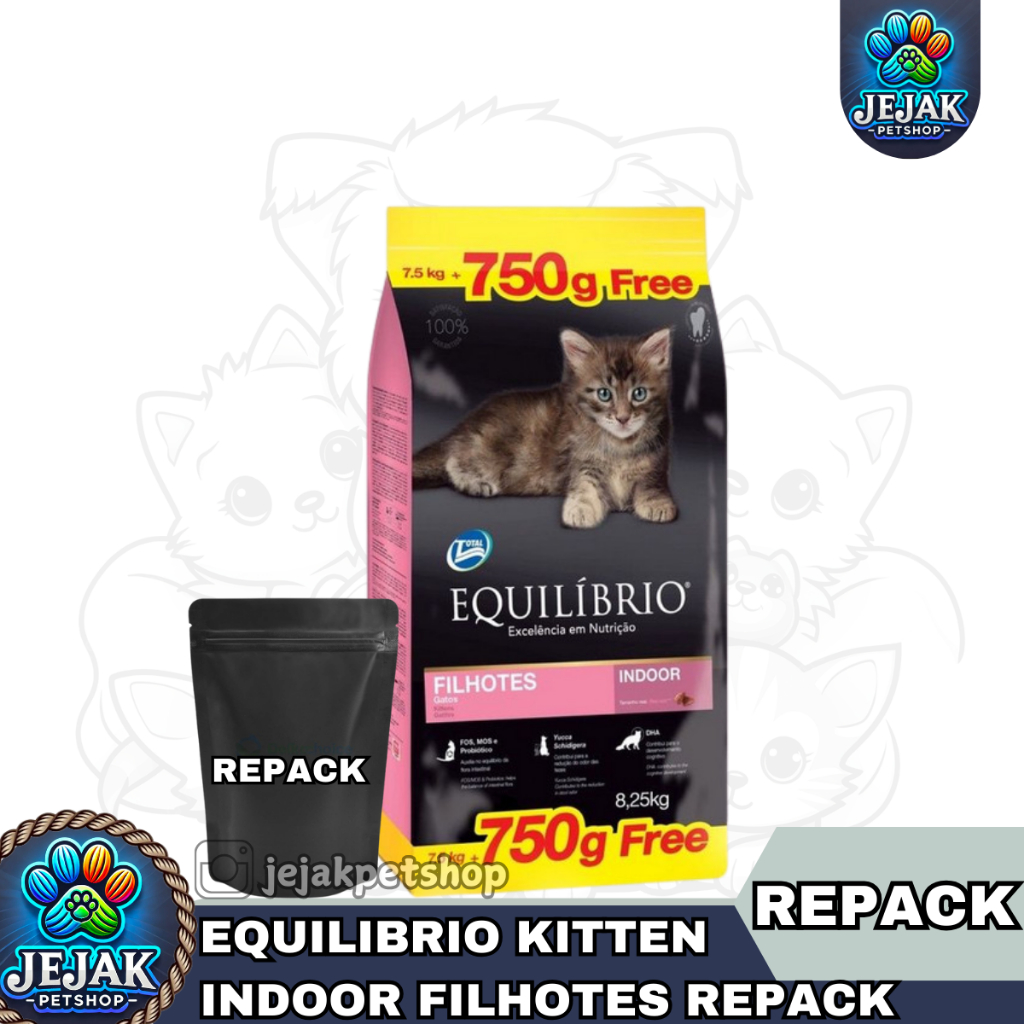 Equilibrio Kitten Repack 500g / Makanan Kucing EQUILIBRIO REPACK