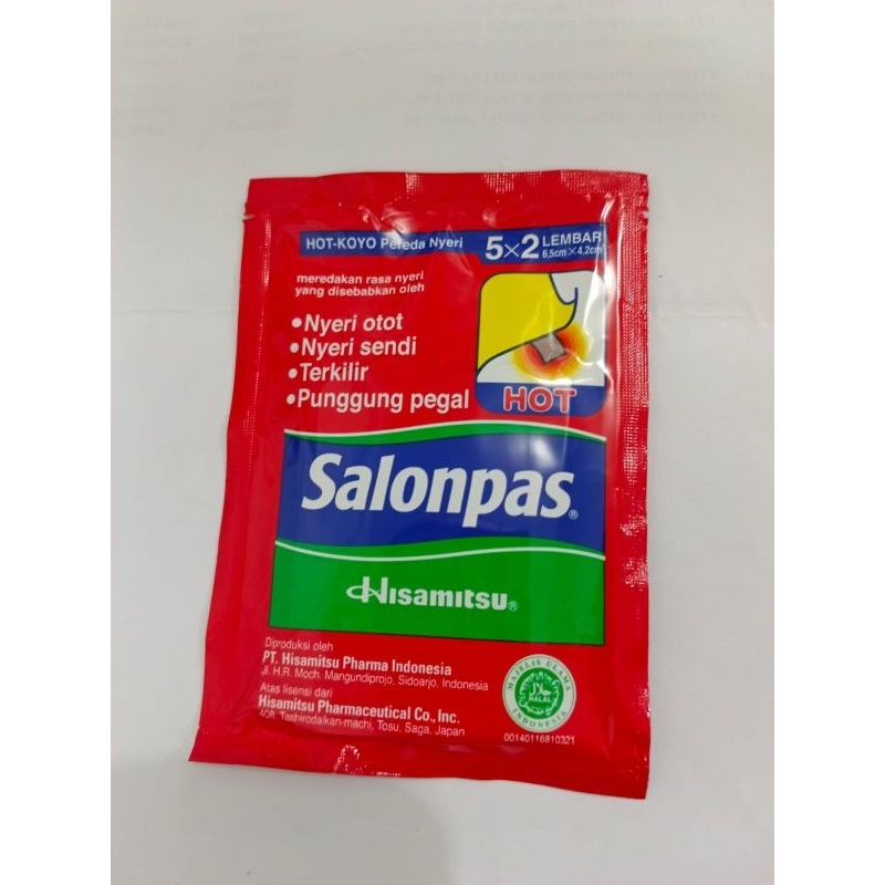 Salonpas koyo, Koyo salonpas, Koyo pereda nyeri