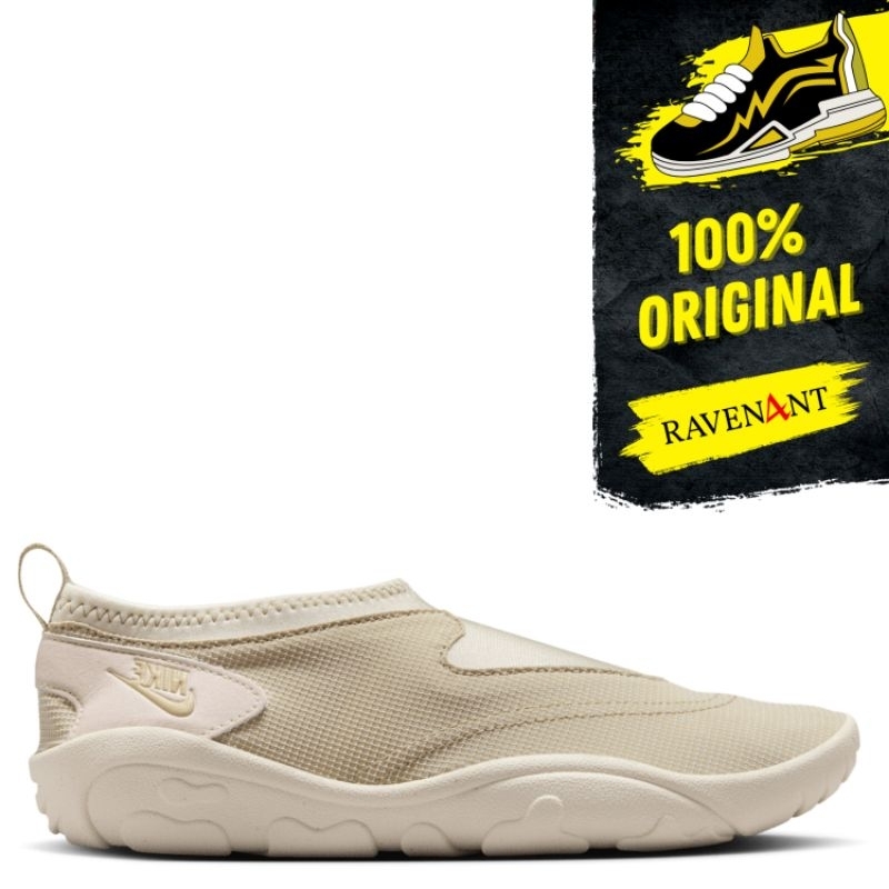 NIKE Aqua Turf Light Orewood Brown Desert Khaki ORIGINAL - Sepatu Sandal Slip On Outdoor Pria/Wanita