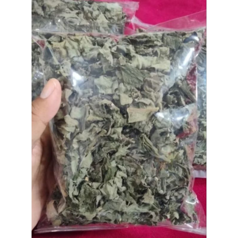 

daun sembung kering alami tanpa pengawet perpelastik