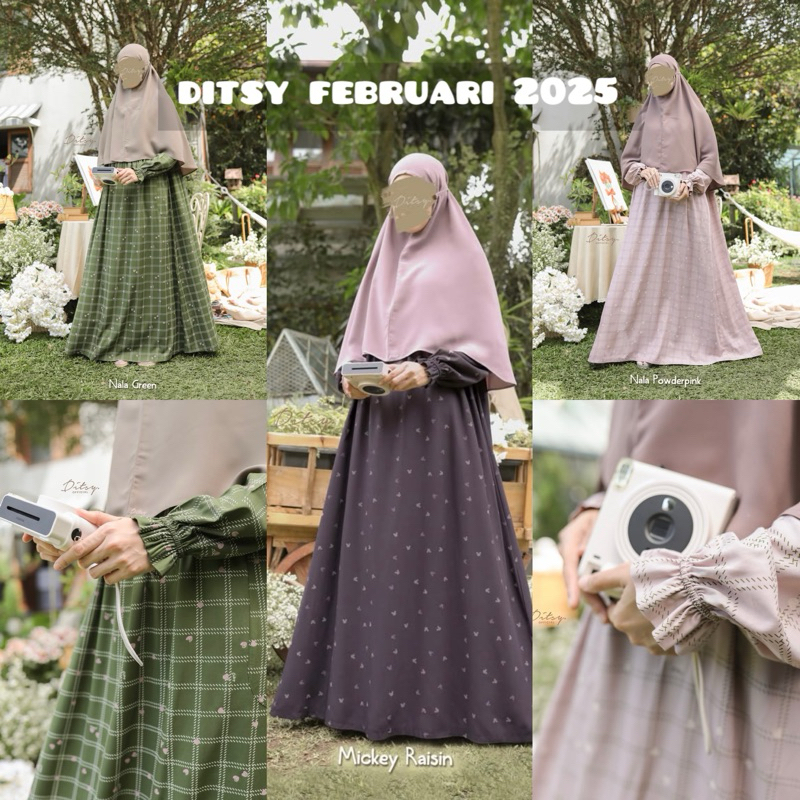 DITSY OFFICIAL • DITSY FEBRUARI 2025 • DITSY NIGHGOWN • SIZE S, M, L, XL, XXL, XXXL
