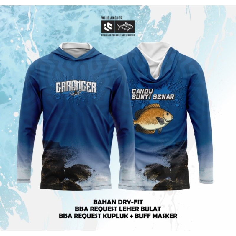 Jersey mancing baju mancing garonger custom full printing