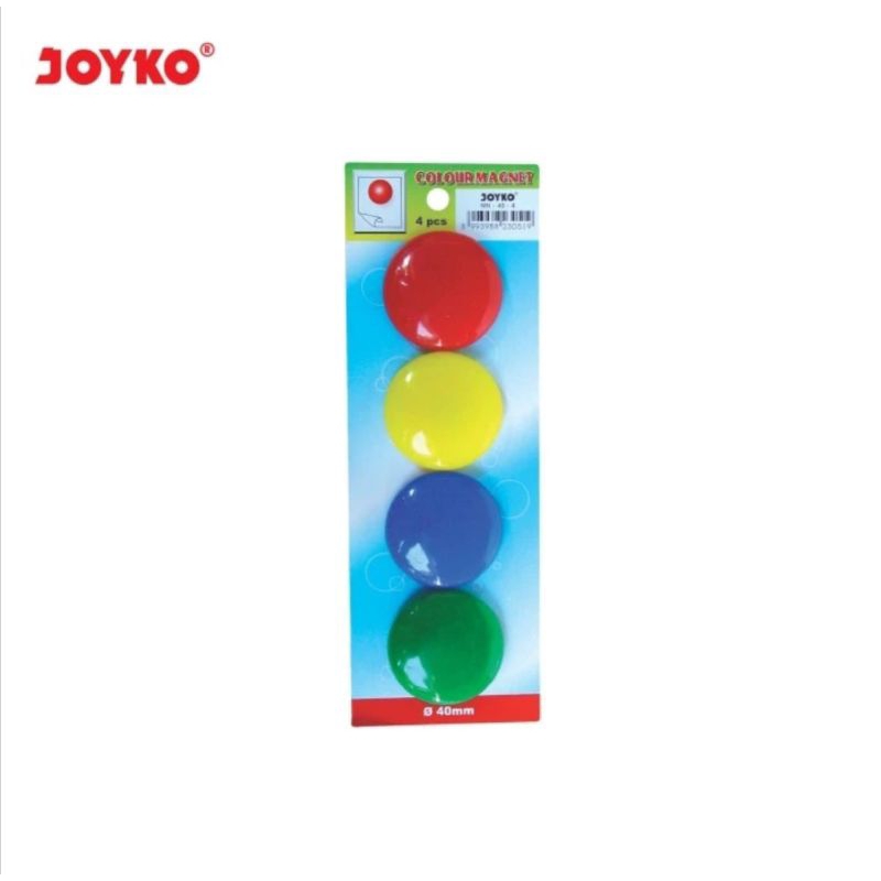 

Magnet Warna / Magnet Papan Tulis Joyko MN-40-4