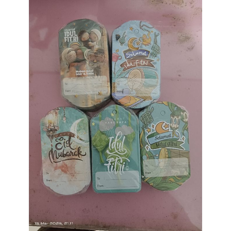 {COD-SUMATERA} Hang Tag Lebaran – Sentuhan Elegan untuk Produk Spesial Ramadan & Idul Fitri