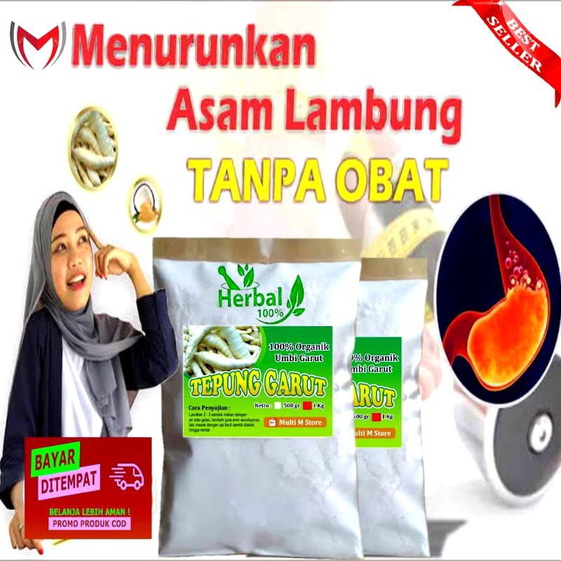 

Tepung Pati Garut Super 2 Kilo Gram | Obat Maag Dan Asam Lambung