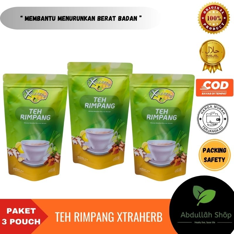 

BELI 2 GRATIS 1 Teh Rimpang Xtraherb - Teh Celup Rempah Rimpang 100% Herbal Bahan Alami Bukan Rimpang Syifacare