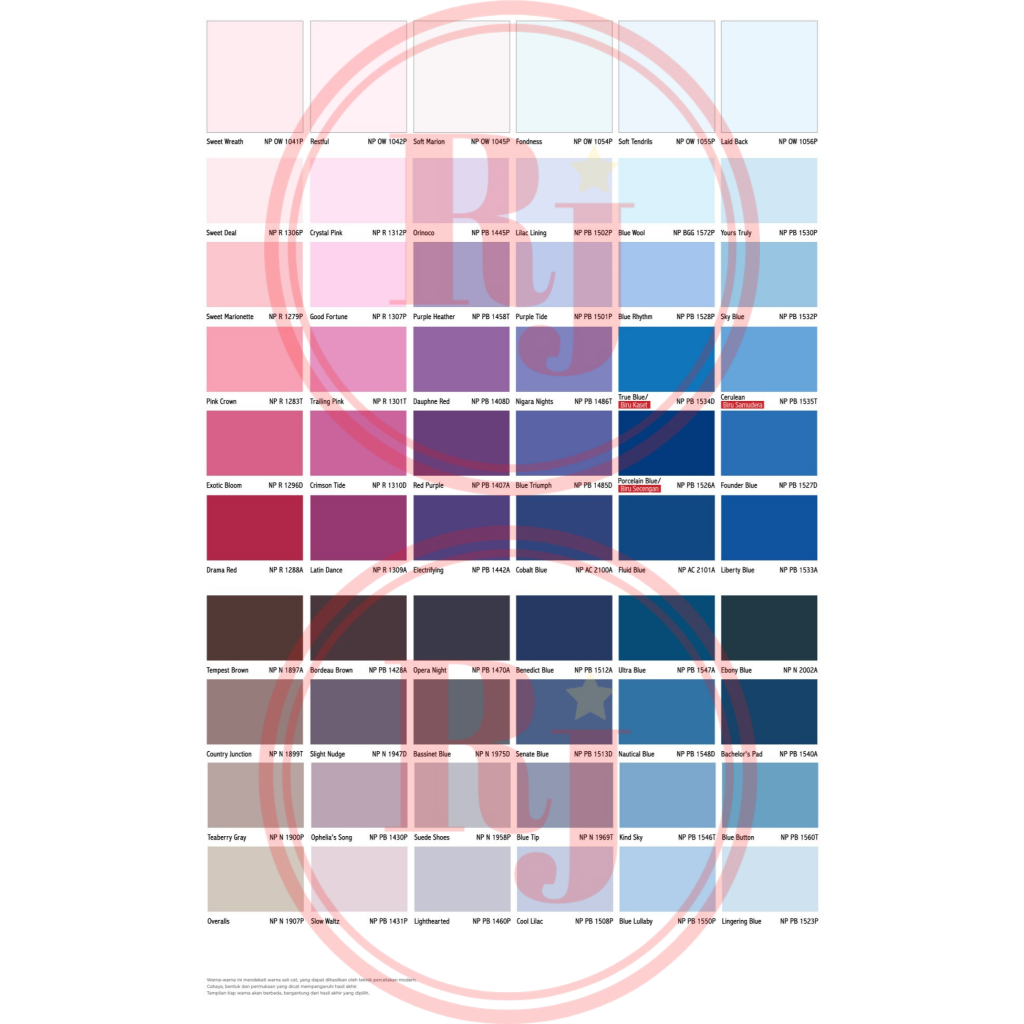 [PART 1] CAT TEMBOK INTERIOR NIPPON PAINT VINILEX PRO 20 KG / 1 PAIL / CUSTOM WARNA TINTING / CAT