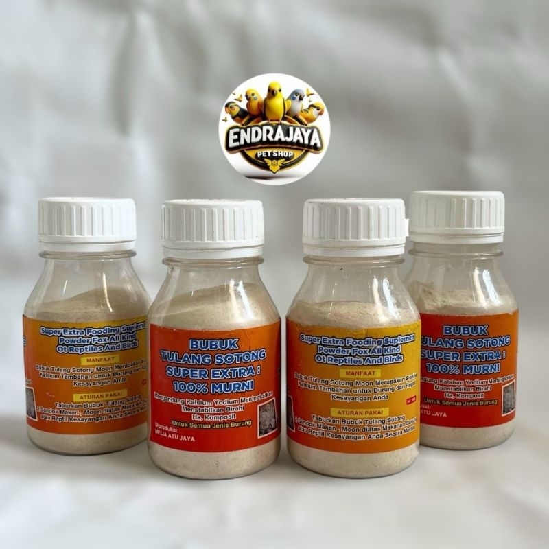 SERBUK TULANG SOTONG 200GR BERKUALITAS DAN TERMURAH |  KALSIUM | ASINAN BURUNG