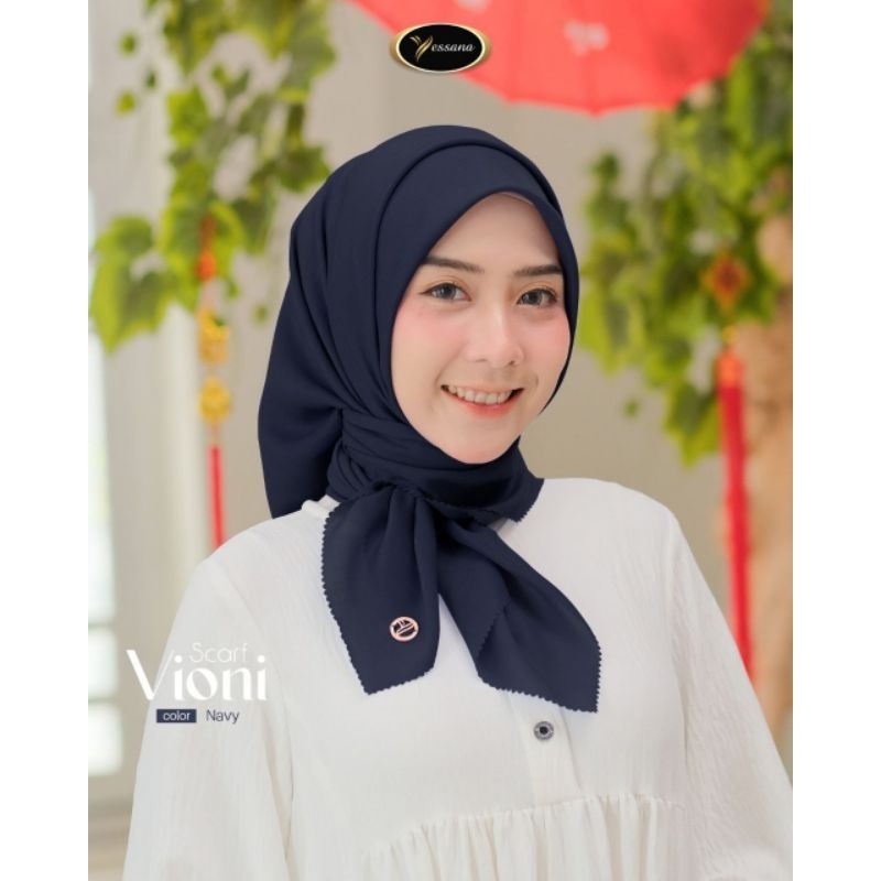 Hijab Segiempat Polos Vioni yessana hijab