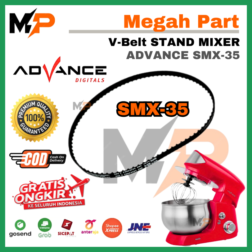 KARET MIXER ADVANCE SMX 35 - BELTING MIXER ADVANCE SMX35 - VANBELT MIXER ADVANCE SMX 35 - KARET BELT