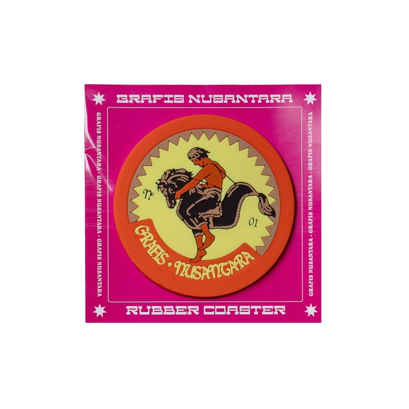 Kamengski - Grafis Nusantara Kuda Lumping Coaster