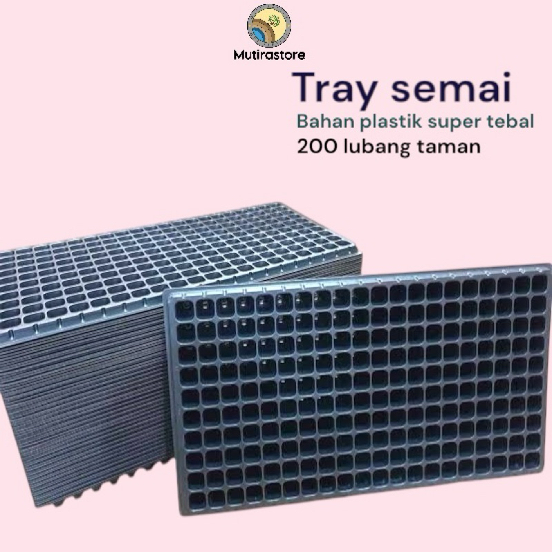 Tray Semai Benih Potray Seedling Kualitas Super Bahan Tebal Plastik