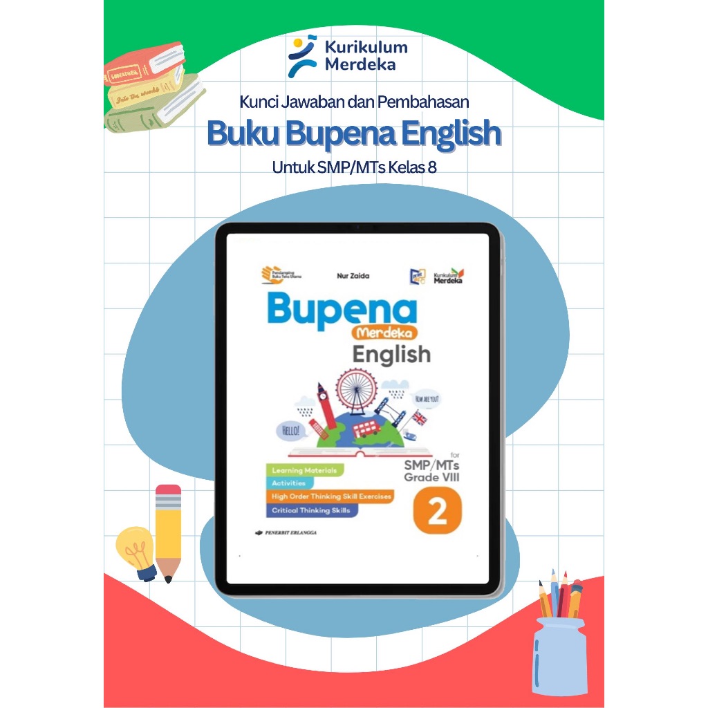 (FlLE) Kunci Jawaban Bupena English Kelas 8 SMP Disertai Pembahasan
