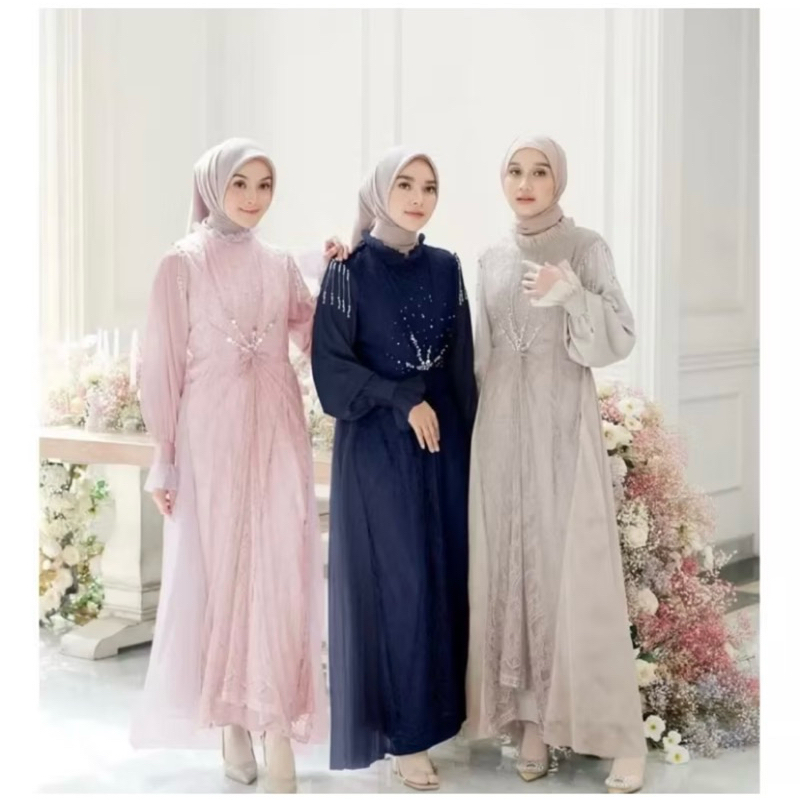 Chantily dress Raya Signature by Vanilla Hijab