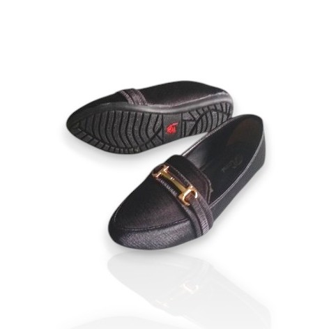 Sepatu Kerja Flat Shoes Wanita Formal Model Balet Pansus Anak Cewek Tapak Datar Gaya Kantor