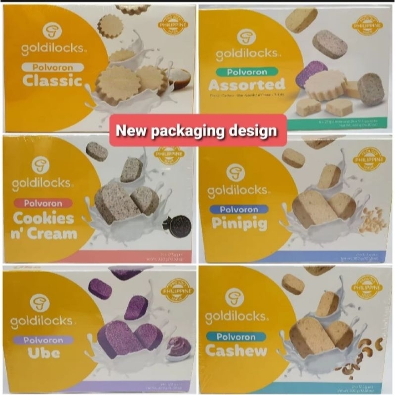 

Polvoron Goldilock Box isi 24pcs berat 300gr, Halal