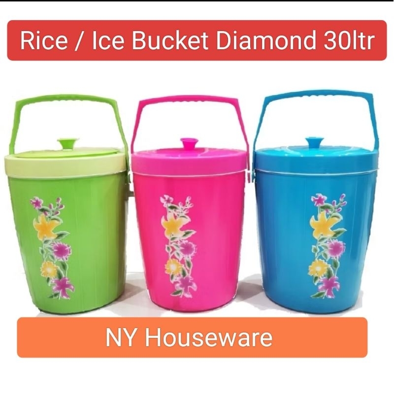 [NY] (KHUSUS INSTANT) Rice / Ice Bucket 14 Liter | 20 Liter | 30 Liter Diamond / Murah Berkualitas O