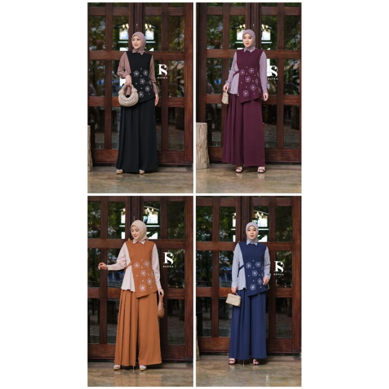 SHAKIRA SET By RAFIKA STORE - ONE SET ORIGINAL RAFIKA