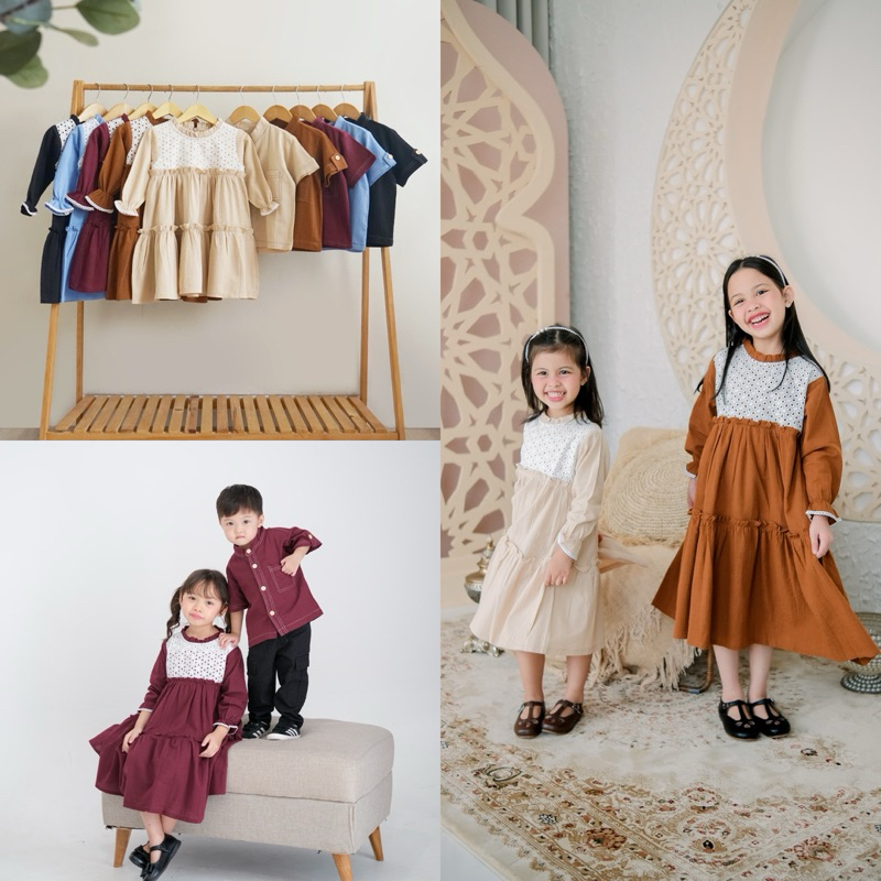 SACHIE DRESS & SAKHA KOKO | BAJU MUSLIM ANAK 1-5 TAHUN