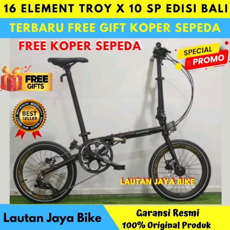 Sepeda Lipat Element Pikes Gen 2 Central Java Edisi Wonderful Indonesia