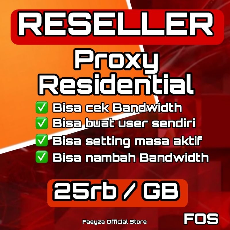 RESELLER PROGRAM (PROXY RESIDENTIAL ROTATION)