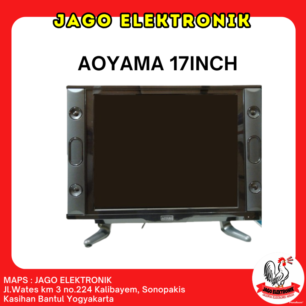 TV DIGITAL 17INCH MERK AOYAMA SUDAH TANPA STB