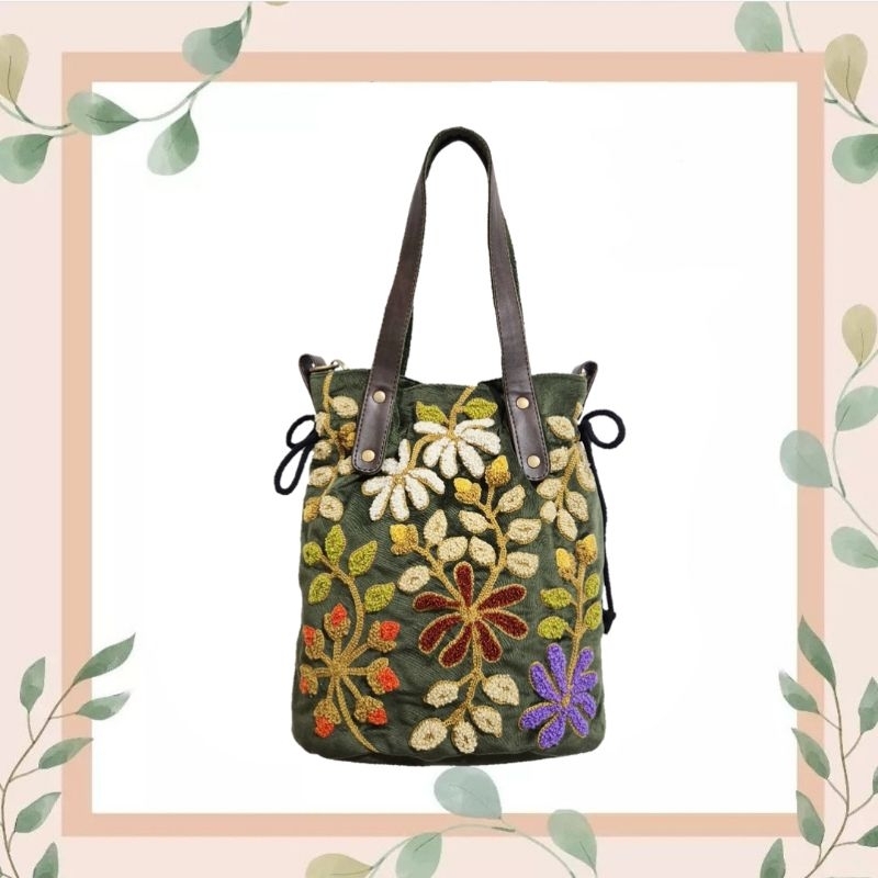 Tas Salsa Clara warna hijau army