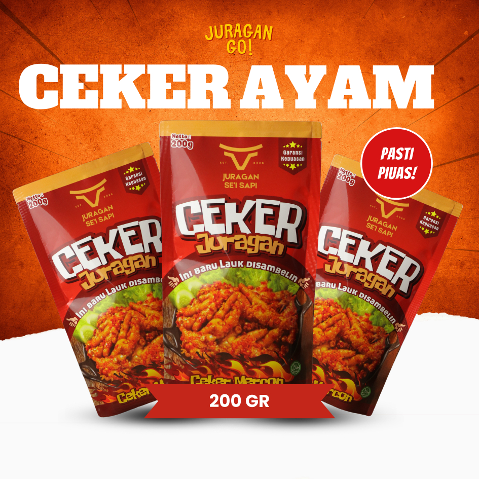 

Bundling CEKER MERCON Isi 3 Lauk Instant 200gr Makanan Siap Saji Lauk Pauk Halal - JURAGAN GO!