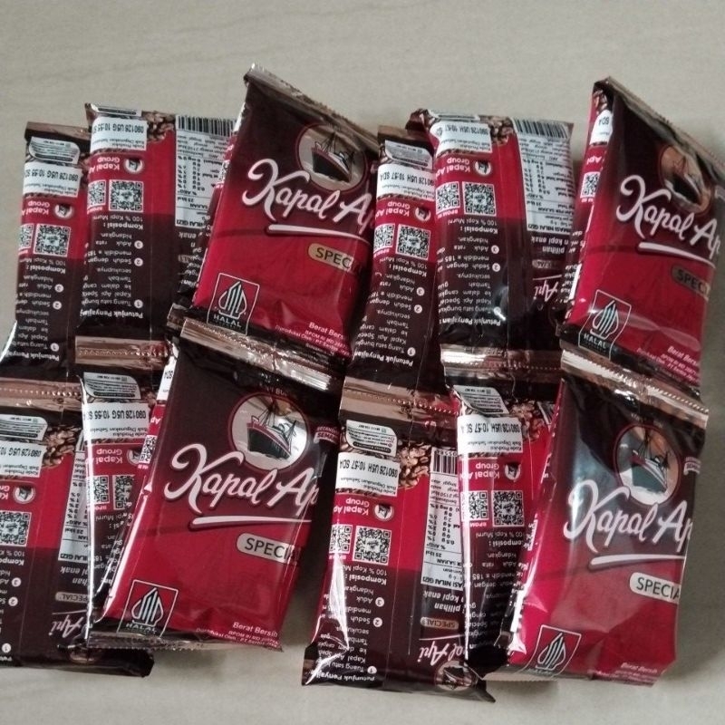 

Kapal Api Special mini, kopi tanpa gula 1 renteng 10 pcs