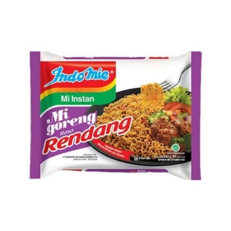 

INDOFOOD INDOMIE MIE GORENG RENDANG 1 DUS ISI 40 BKS