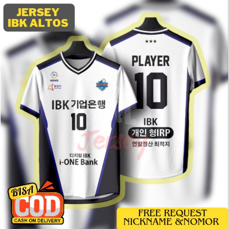 Jersey IBK ALTOS Full printing premium (FREE REQUEST NICKNAME & NOMOR)
