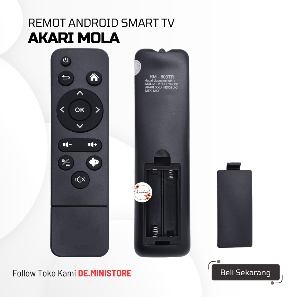 Remote STB Polytron MOLA TV PDB-M11 / Remote Set Top Box Android Box MOLA PDB-M11-ADL