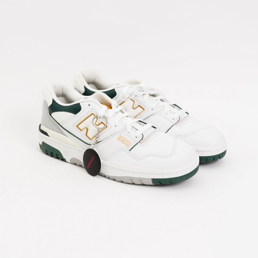 New Balance 550 White Nightwatch Green Original