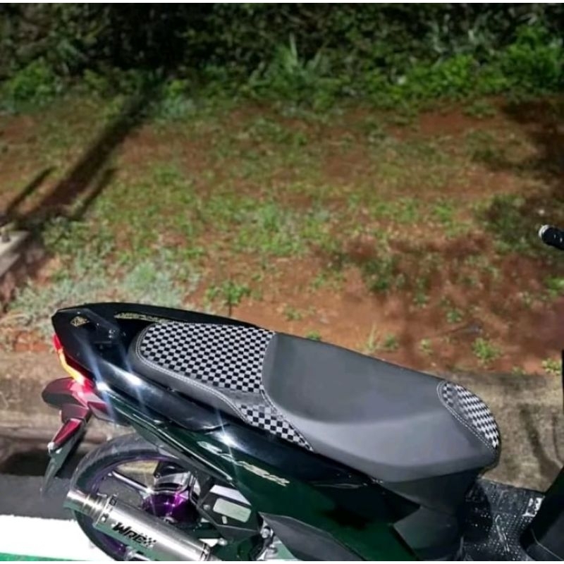 fullset jok Vario 125/150 old/new -jok kulit mbtech setengah catur-jok Vario tingkat